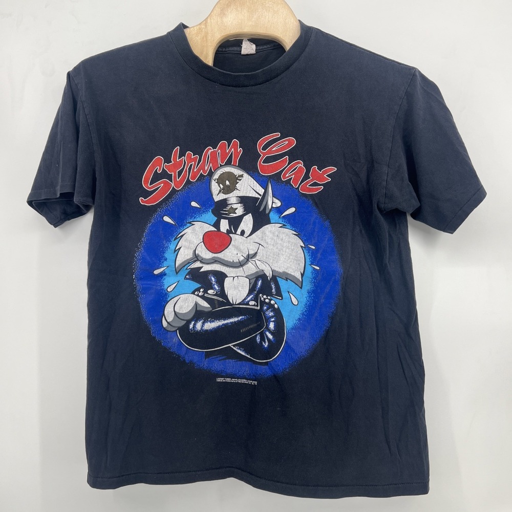 Vintage 90s Looney tunes - Sylvester "stray cat" 100% cotton Single Stitch Sz XL